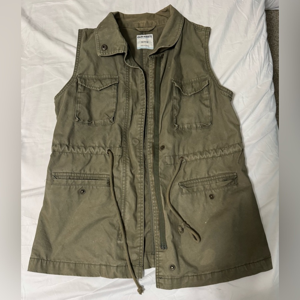Old Navy green vest size XS